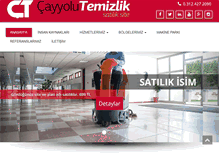 Tablet Screenshot of cayyolu-temizlik.com